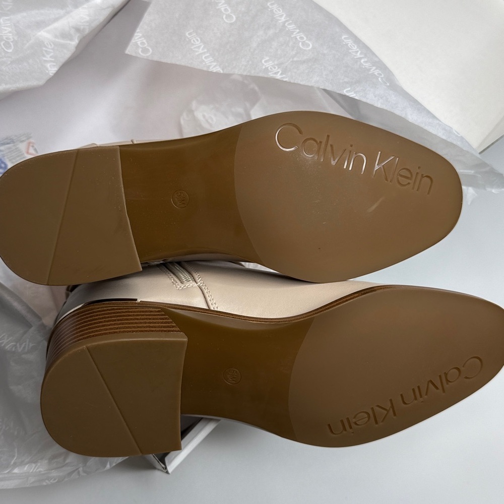 Calvin Klein Women's Jasen Buckle Strap Block Heel Booties- Size 5.5 - Picture 11 of 12